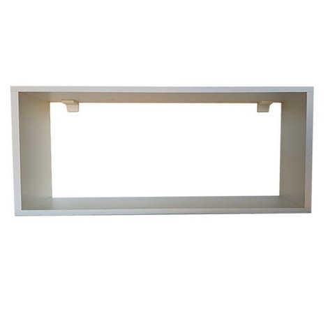 Nicho Retangular 50x20x20cm Reforçado Branco Mdf Decorativo