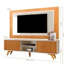 Ver imagem 3 de Painel Grécia 2,20m com Led e Rack Logan 2,18m 2 Portas:nature/off
