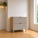 Ver imagem 1 de Balcão de Cozinha 1 Porta 1 Gaveta sem Tampo 80cm Vitra Luciane Móveis