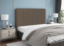 Ver imagem 3 de Cabeceira Cintra Plus Solteiro 900mm Suede Marrom Taupe - Simbal