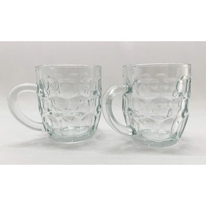 Caneca de Vidro Chopp 330ml - Kit 2 Peças