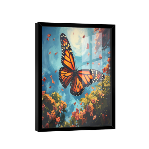 Quadro Borboleta Monarca -- BR ARTES