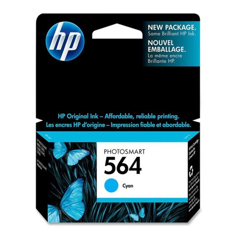 Cartucho Hp 564 Cb318wl Azul | C6380 | D5460 | B8850 | Plus | Fax Original