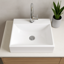 Ver mais imagens de Cuba de Apoio para Banheiro em Mármore Sintético