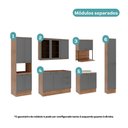 Ver imagem 4 de Cozinha Milla Cadenza 14 Portas 3 Gavetas MDF-MDP 310cm Cinza Titânio Móveis Carraro