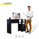 Ver imagem 5 de Mesa para Computador Dmx-500 108cm Pc Gamer Setup Preto - Desk Design