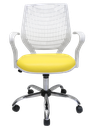 Ver imagem 2 de Cadeira Giratoria Delli - Amarelo