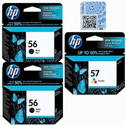 Kit Cartucho 2 HP 56 E 1 HP 57 C6656a C6657a - 1