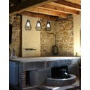 Ver mais imagens de Lustre Luminária Diamante Moderno Pendente 3d Preto