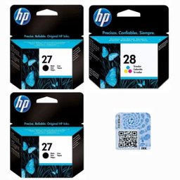Cartuchos 2 Hp 27 Preto E 1 28 Color 1215 1310 1315 3421 - 1