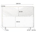 Ver imagem 3 de Cabeceira Cama Box Solteiro Viena 90 Cm Suede Rose - MV Estofados Shop