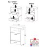 Balcão de Lavanderia Multiuso 1 Porta 1 Gaveta Multimóveis Mp5057 Branco - 4
