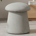Ver imagem 2 de Puff Orgânico Decorativo Quarto Infantil Aslam D02 Linho Verde Claro C-47 - Lyam Decor