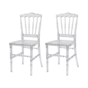 Ver imagem 1 de Kit 2 Cadeiras Dior Policarbonato Sala Cozinha Jantar Restaurante Eventos Festas - Mercado Cadeiras