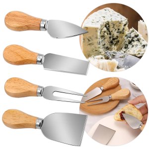 Conjunto Utensílios Queijo Inox 4 Peças Gourmet