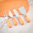 Ver imagem 2 de Conjunto Utensílios Queijo Inox 4 Peças Gourmet