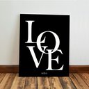 Ver imagem 5 de Kit 3 Quadro Decorativo Sala Coração Família Love Home Casa Qualidade Premium 28x20cm