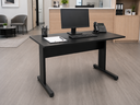 Ver imagem 2 de Mesa Secretária Pé de Ferro 1200 x 600 mm - Linha Studio: Preto