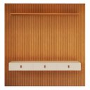 Ver imagem 2 de Painel para TV até 60 Polegadas Ripado MDF 250CMX229CM Royale Yescasa Naturale/Off White
