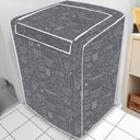 Ver imagem 2 de Capa Maquina de Lavar Abertura Superior C-ziper Cinza- P