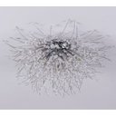 Ver imagem 1 de Lustre Plafon Cristal Flor Dente de Leão 50cm para Sala Estar Jantar e Quarto Cor: Cromado