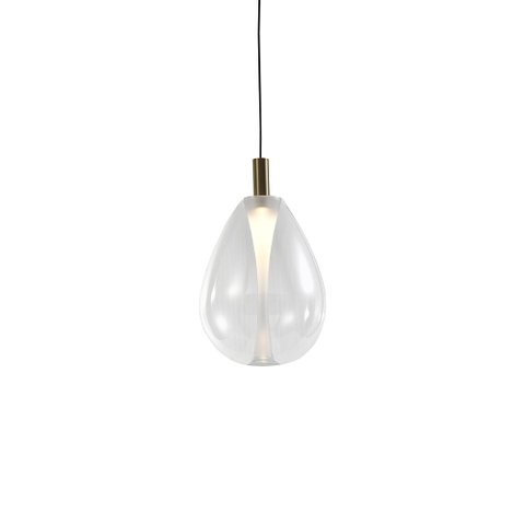 Lustre Pendente Skylight Thunder 4042 M Led Bivolt Bronze/transparente