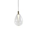 Ver imagem 1 de Lustre Pendente Skylight Thunder 4042 M Led Bivolt Bronze/transparente