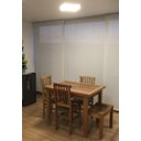 Ver imagem 3 de Persiana Rolo Translúcida Bege 120 (L) x 220 (A) cm Cortina Sunscreen Solar Off-White 1,20 X 2,20