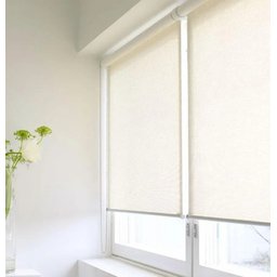Persiana Rolo Translúcida Bege 120 (L) x 220 (A) cm Cortina Sunscreen Solar Off-White 1,20 X 2,20 - 7
