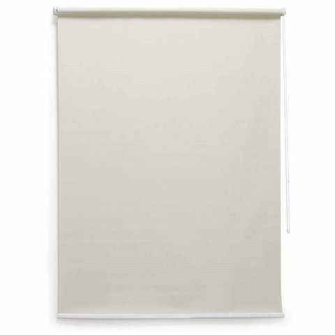 Persiana Rolo Translúcida Bege 120 (L) x 220 (A) cm Cortina Sunscreen Solar Off-White 1,20 X 2,20