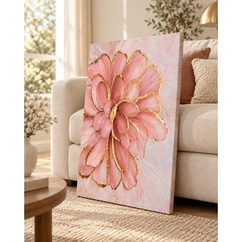 Quadro Floral Elegante Alta Decoração 90x130