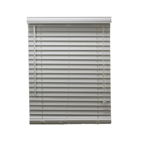 Persiana Horizontal Pvc Forest Branca (Largura 60 X 160 cm Altura) 50mm – Grossa Tipo Madeira