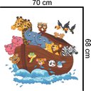 Ver imagem 2 de Adesivo de Parede Arca de Noé Mod03:70 X 68 Cm
