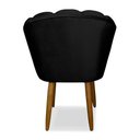 Ver imagem 5 de Kit 02 Cadeiras para Mesa de Jantar Flor Pés Palito - Balaqui Decor Cor:preto