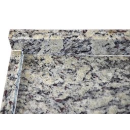 Pia de Cozinha Arabesco Levorato Pias – 150x55cm – Granito Cinza Arabesco - 7