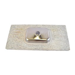 Pia de Cozinha Arabesco Levorato Pias – 150x55cm – Granito Cinza Arabesco - 6