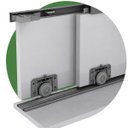 Ver imagem 3 de Sistema Porta de Correr Sobrepor Rometal Ro-62 com Mola