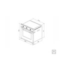 Ver imagem 4 de Forno Elétrico Tramontina Inox Basic 60 F3 em Aço Inox e Vidro Temperado Preto com 3 Funções