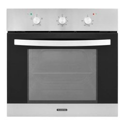 Forno Elétrico Tramontina Inox Basic 60 F3 em Aço Inox e Vidro Temperado Preto com 3 Funções - 1
