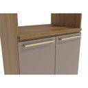 Ver imagem 3 de Kit Forno Torre Quente Cozinha Botanic 70cm 03 Portas M627 Kappesberg - Nogueira/fendi