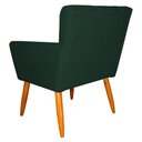 Ver imagem 3 de Kit 3 Poltronas Decorativa para Sala de Estar Cecília Suede Verde - Montanaris Decor Md Montanaris D