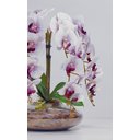 Ver imagem 3 de Arranjo Grande Vaso com 4 Flores Realistas de Orquídeas