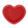Conjunto 4 Pratos Sobremesa Porcelana Coração Beads Vermelho 28514 - 3