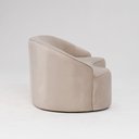 Ver mais imagens de Sofá Curvo Montserrat 180cm 03 Lugares Veludo Off White - Nexta Casa