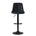 Ver imagem 3 de Kit 10 Banqueta Alta Elegance Estofada com Base Giratória e Regulagem de Altura - Preto