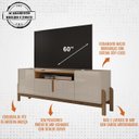Ver imagem 3 de Rack Para Sala 190 cm 011081 Off White Cedro DCASA