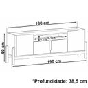 Ver imagem 4 de Rack Para Sala 190 cm 011081 Off White Cedro DCASA