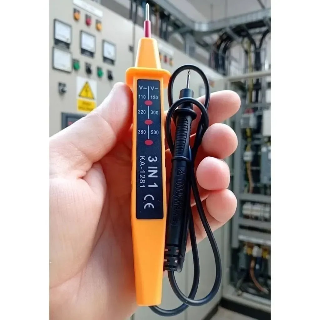 Ver imagem 3 de Chave Teste de Voltagem Digital 3 em 1 Eletricista Bivol