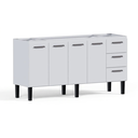 Ver imagem 2 de Gabinete para Cozinha em Aço Novo Vênus - Pia 180cm Branco