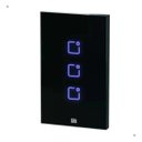 Ver imagem 1 de Interruptor Touch Wi-fi 3 Botões Weg Home Preto Alexa